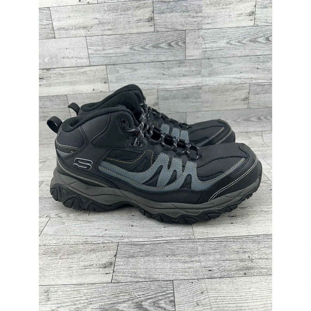 Skechers Work Steel Toe Waterproof Slip Resistant Men's‎ Boots Size 10.5